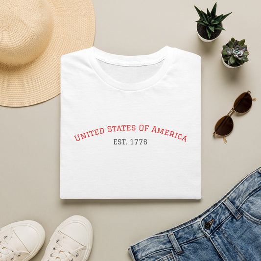 United States of America Minimalist Graphic T-Shirt