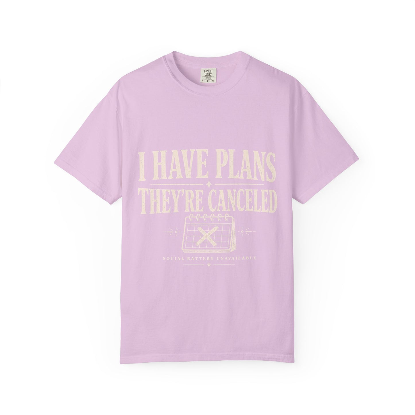 I Have Plans They’re Canceled Funny Vintage Graphic T-Shirt