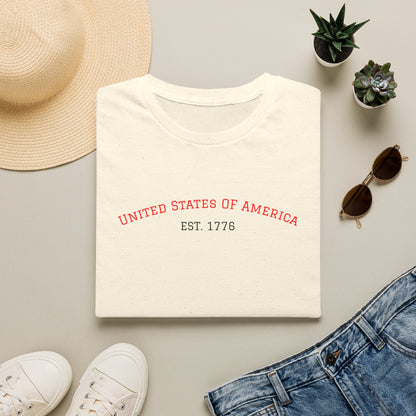 United States of America Minimalist Graphic T-Shirt