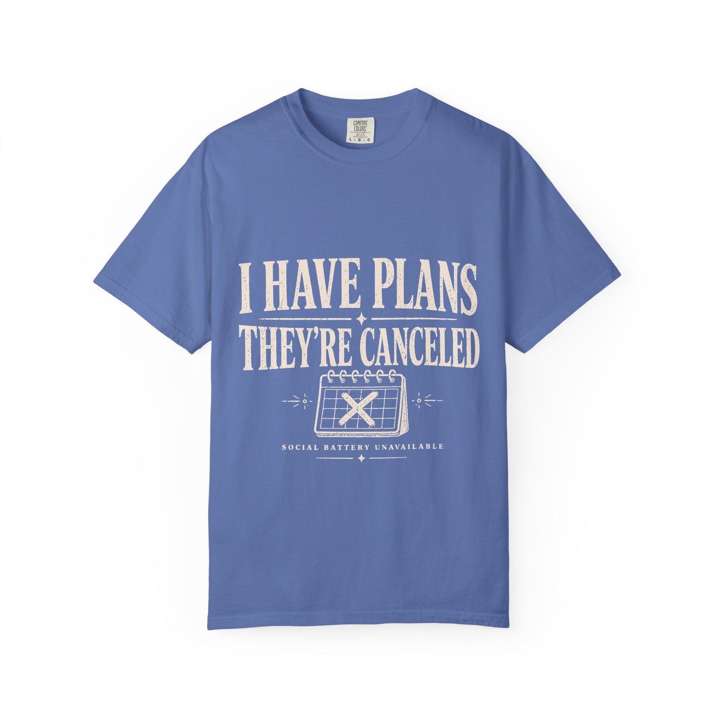 I Have Plans They’re Canceled Funny Vintage Graphic T-Shirt