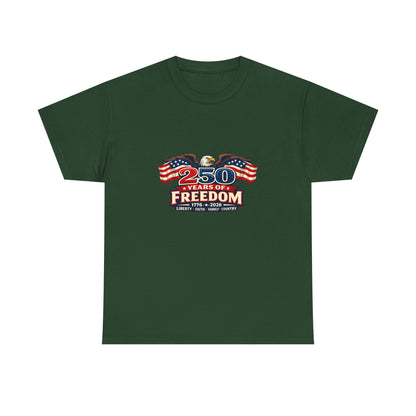 250 Years of Freedom | America 1776–2026 Patriotic T-Shirt
