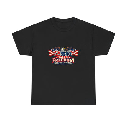 250 Years of Freedom | America 1776–2026 Patriotic T-Shirt