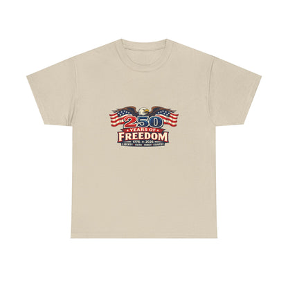 250 Years of Freedom | America 1776–2026 Patriotic T-Shirt