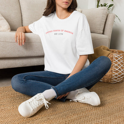 United States of America Minimalist Graphic T-Shirt