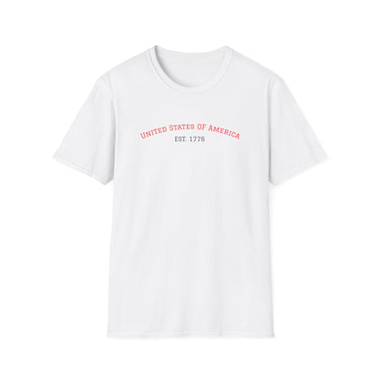 United States of America Minimalist Graphic T-Shirt