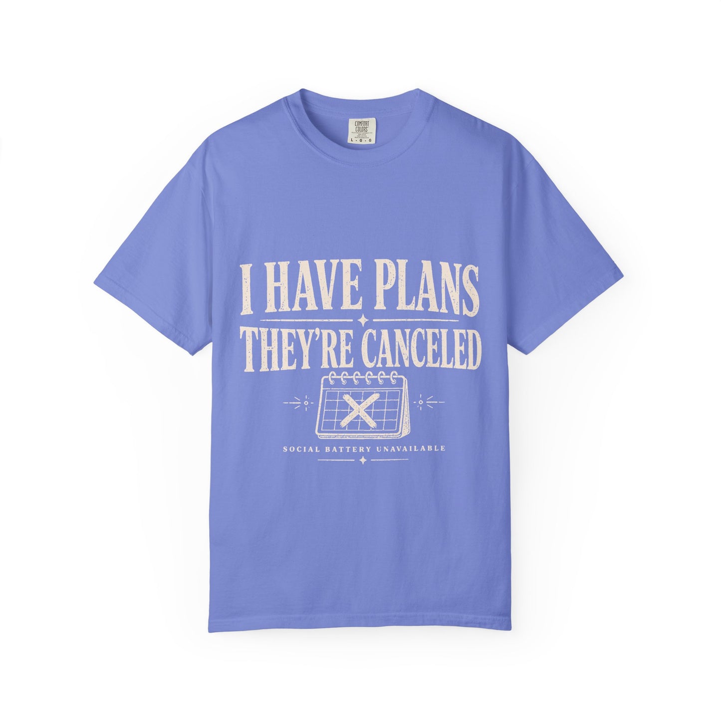 I Have Plans They’re Canceled Funny Vintage Graphic T-Shirt